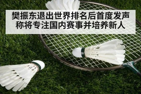 樊振东退出世界排名后首度发声称将专注国内赛事并培养新人